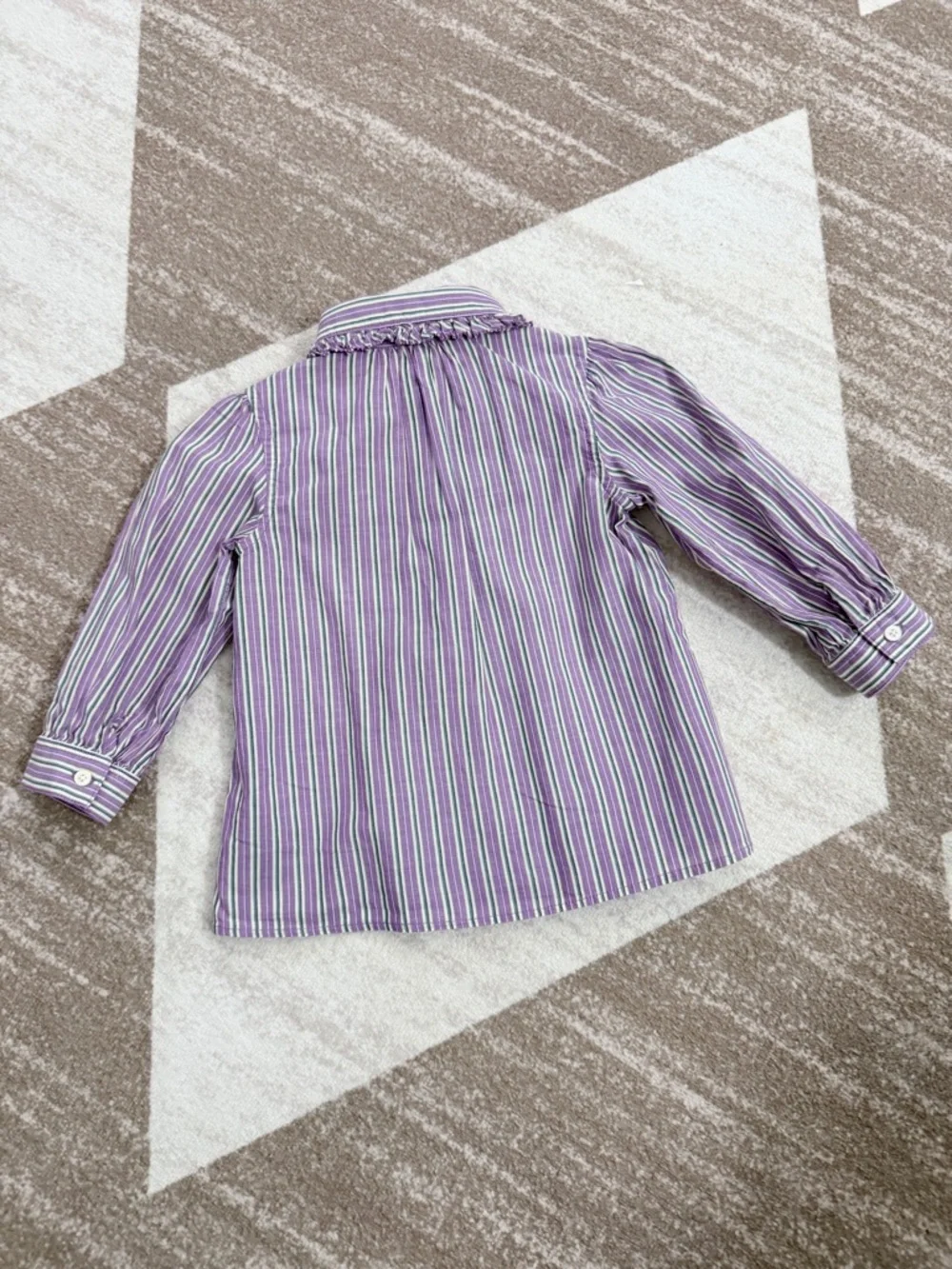 Ralph Lauren Lilac Stripe Button Down 12M